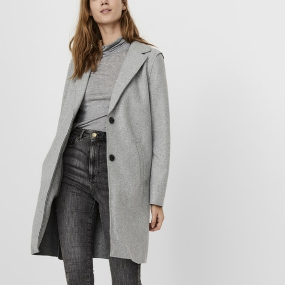 Vero Moda Green Fall Coat Blazer Style - Picture 5 of 6